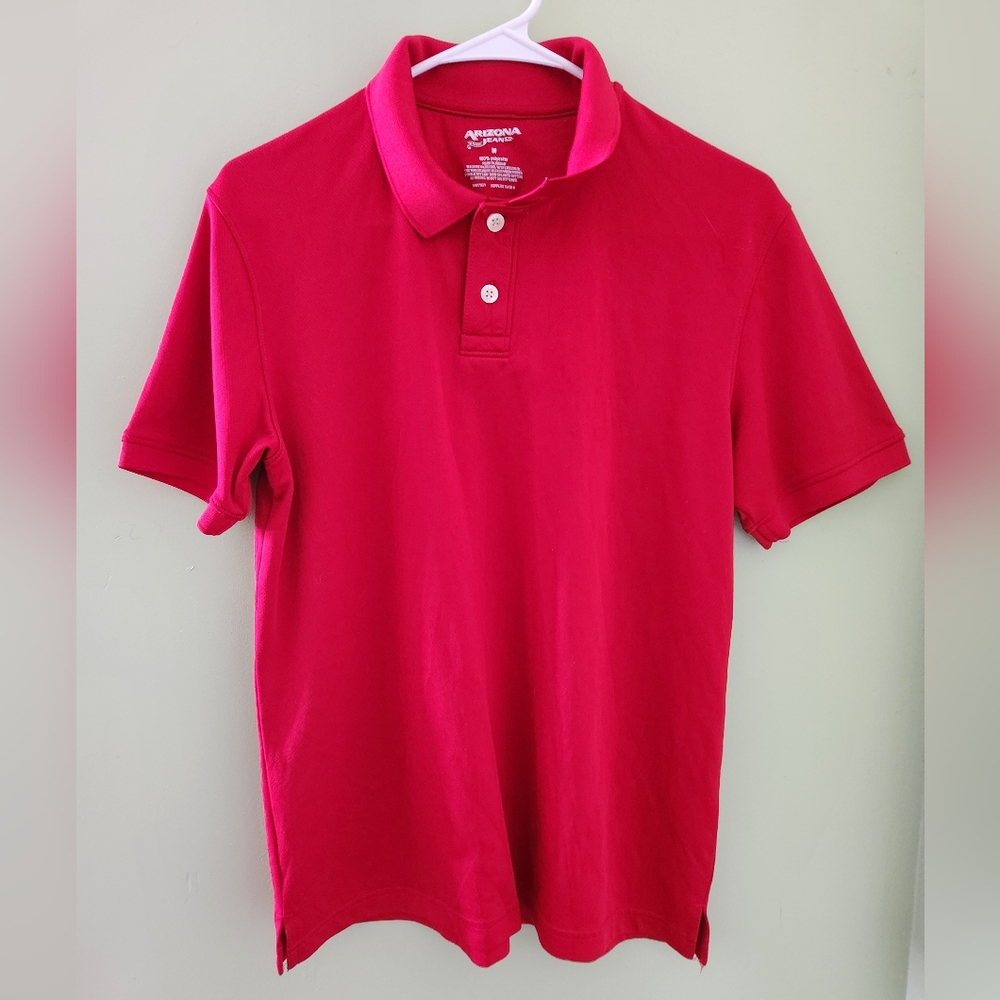 Men's Red Polo